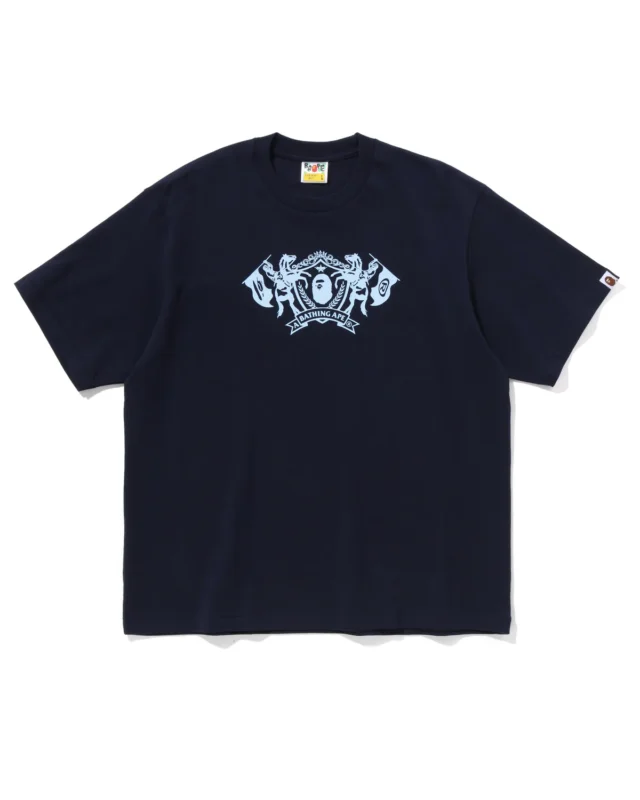 College Logo Relaxed Fit Short Sleeve Tee