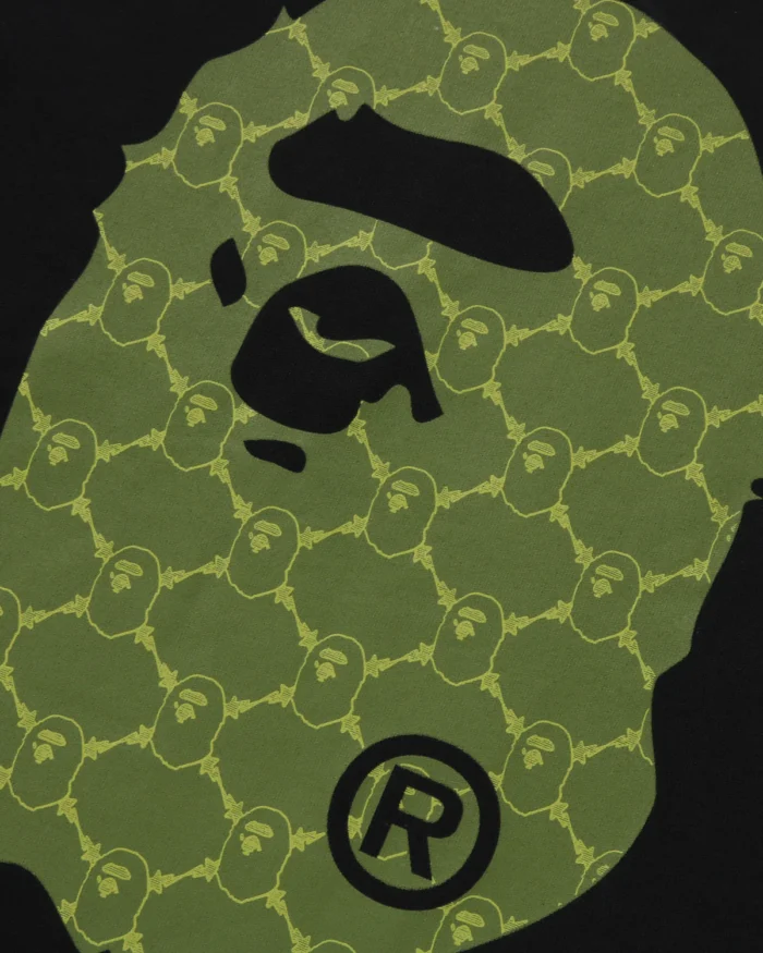 College Monogram Ape Head Relaxed Fit Tee
