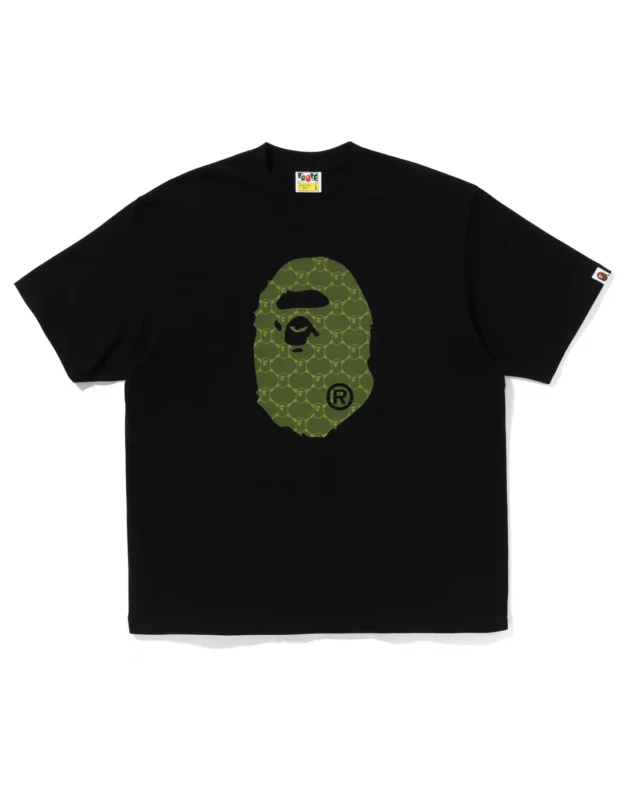 College Monogram Ape Head Relaxed Fit Tee