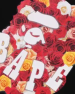 A BATHING Rose Ape Head Short Sleeve Tee
