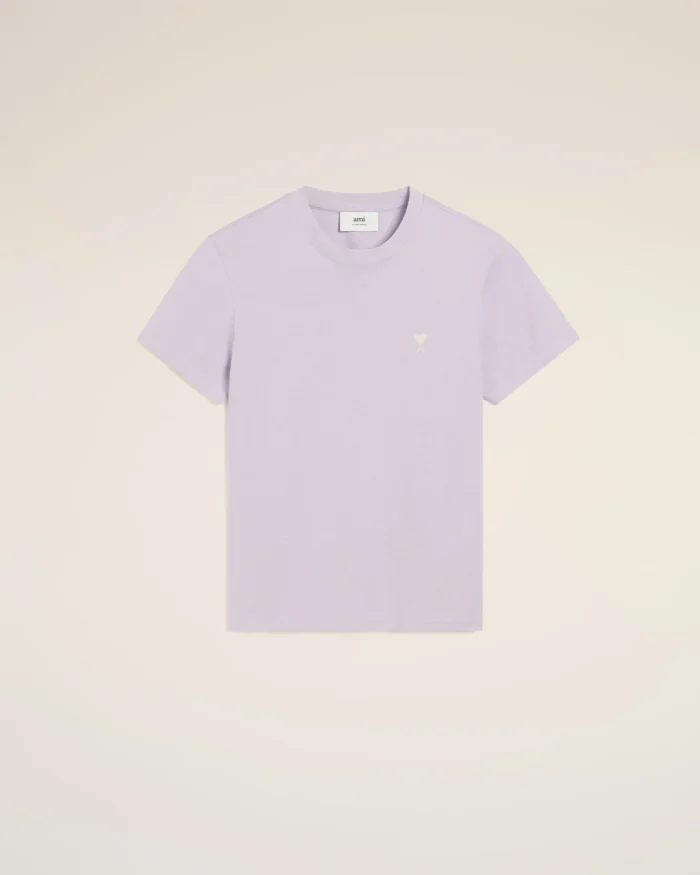 Purple Cotton Ami de Coeur T Shirt