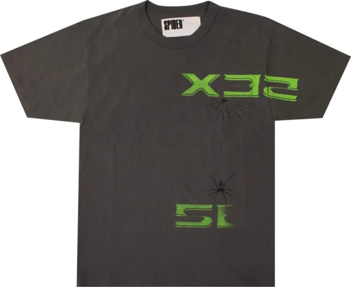 Sp5der Logo X Black T Shirt