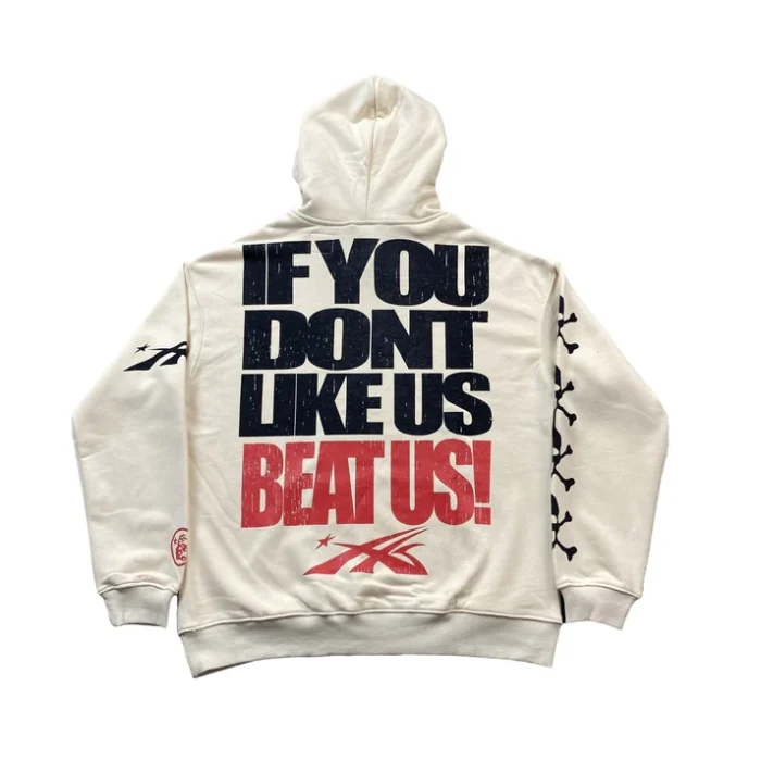 Hellstar If You Dont Like Us Beat Us Hoodie