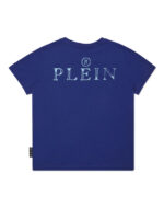 Philipp Plein Skull & Bones Round Neck Jersey T Shirt