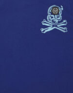 Philipp Plein Skull & Bones Round Neck Jersey T Shirt