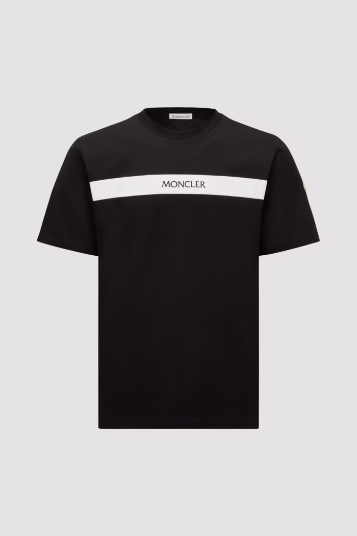 Moncler Rubberized Logo Cotton T-Shirt
