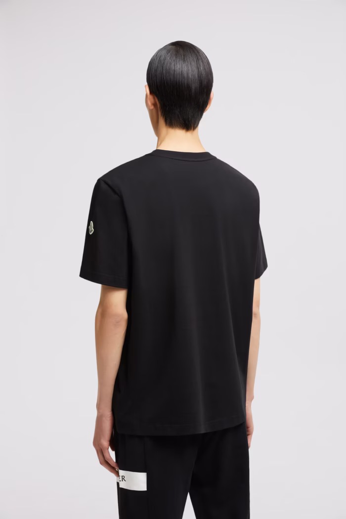 Moncler Rubberized Logo Cotton T-Shirt