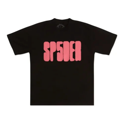 Sp5der Focused Logo Black Tee