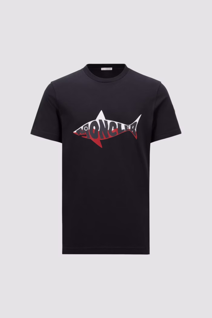 Shark Logo Moncler T Shirt Men