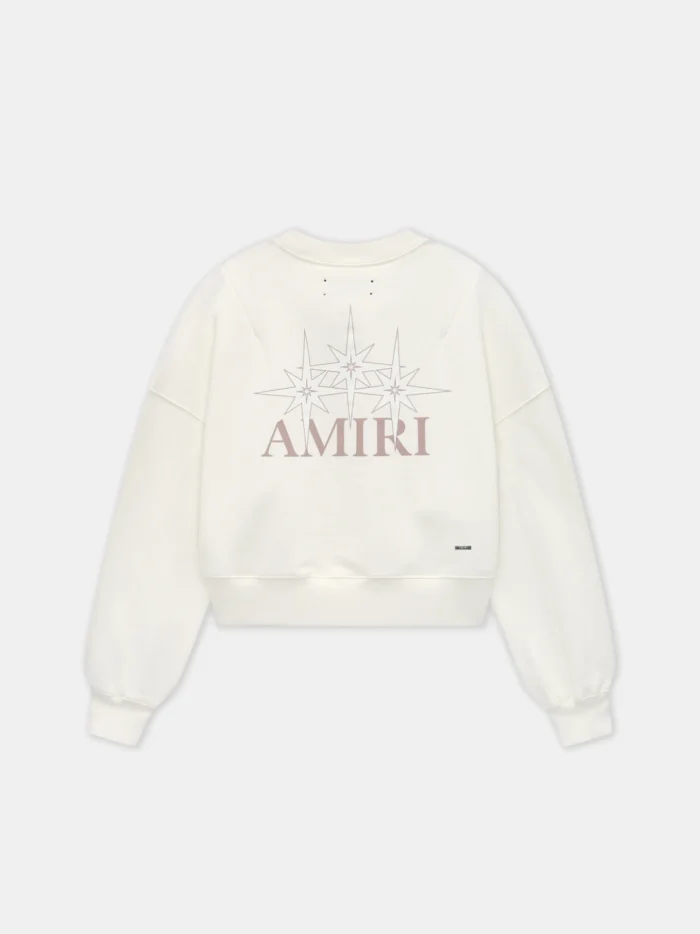Amiri Starburst Women Cropped Crew