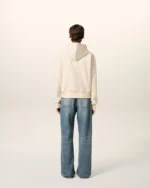 Beige Fleece Hoodie Ami Signature