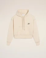 Beige Fleece Hoodie Ami Signature