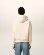 Beige Fleece Hoodie With Ami Paris Patch
