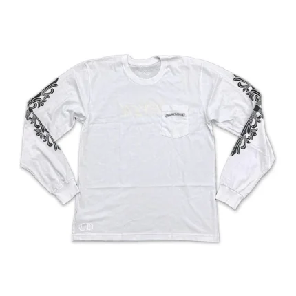 Chrome Hearts Aspen Matty Boy LS White T Shirt