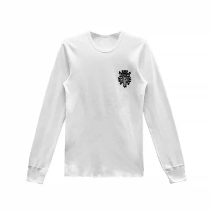 Chrome Hearts Dagger Logo LS Tee White