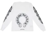 Chrome Hearts Floral Horseshoe LS Tee White