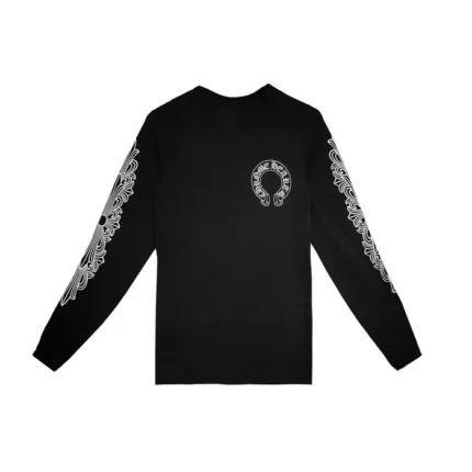 Chrome Hearts Floral Logo Thermal LS T Shirt