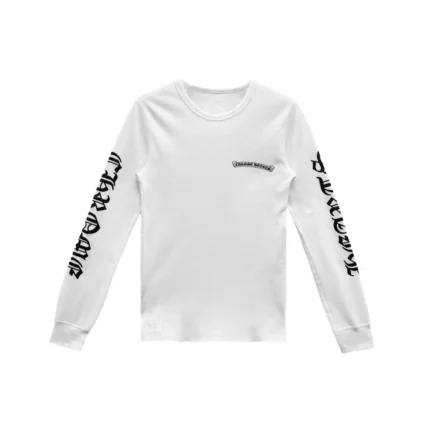 Chrome Hearts Scroll Logo Thermal LS T Shirt