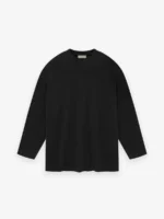 Fear of God Cotton Long Sleeve Black Tee