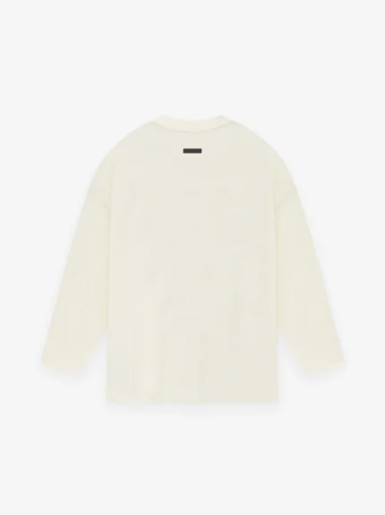 Fear of God Cotton Long Sleeve Cream Tee