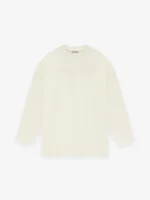 Fear of God Cotton Long Sleeve Cream Tee