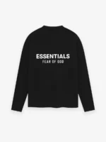 Essentials Fear of God Classic LS Black Tee