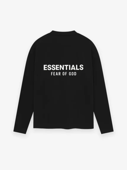 Essentials Fear of God Classic LS Black Tee