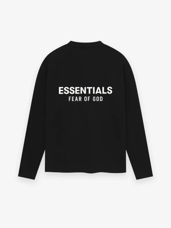 Essentials Fear of God Classic LS Black Tee