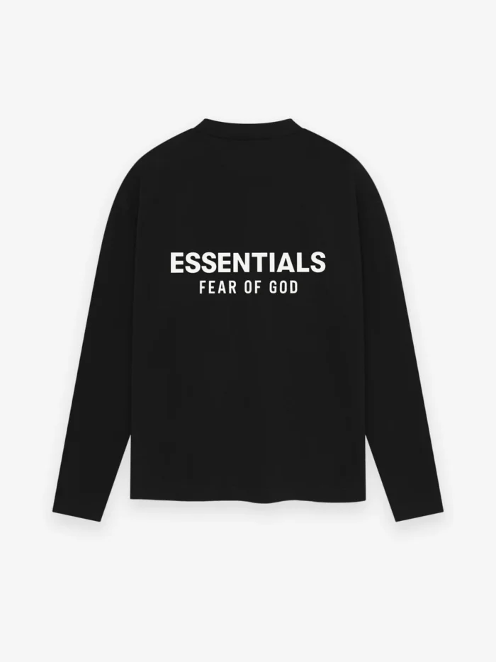 Essentials Fear of God Classic LS Black Tee