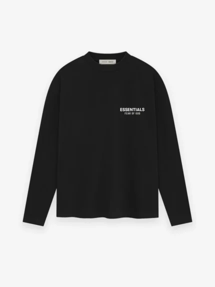 Essentials Fear of God Classic LS Black Tee