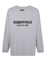 Fear of God Essentials Classic Jersey LS Tee Gray