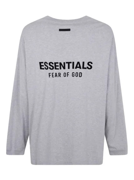 Fear of God Essentials Classic Jersey LS Tee Gray