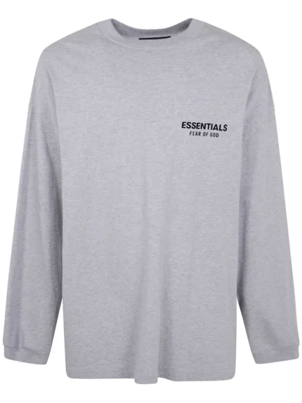 Fear of God Essentials Classic Jersey LS Tee Gray