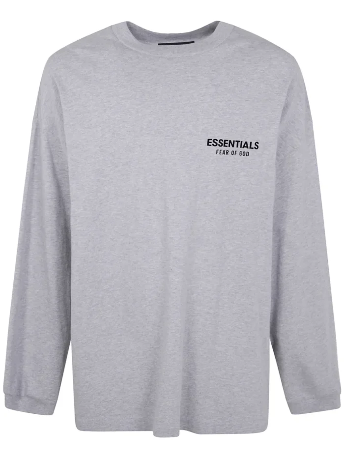 Fear of God Essentials Classic Jersey LS Tee Gray