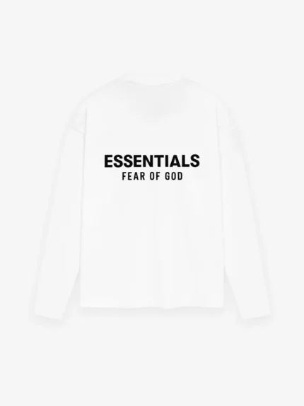 Essentials FOG Classic Long Sleeve T Shirt White