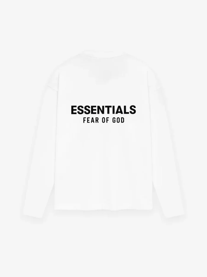 Essentials FOG Classic Long Sleeve T Shirt White