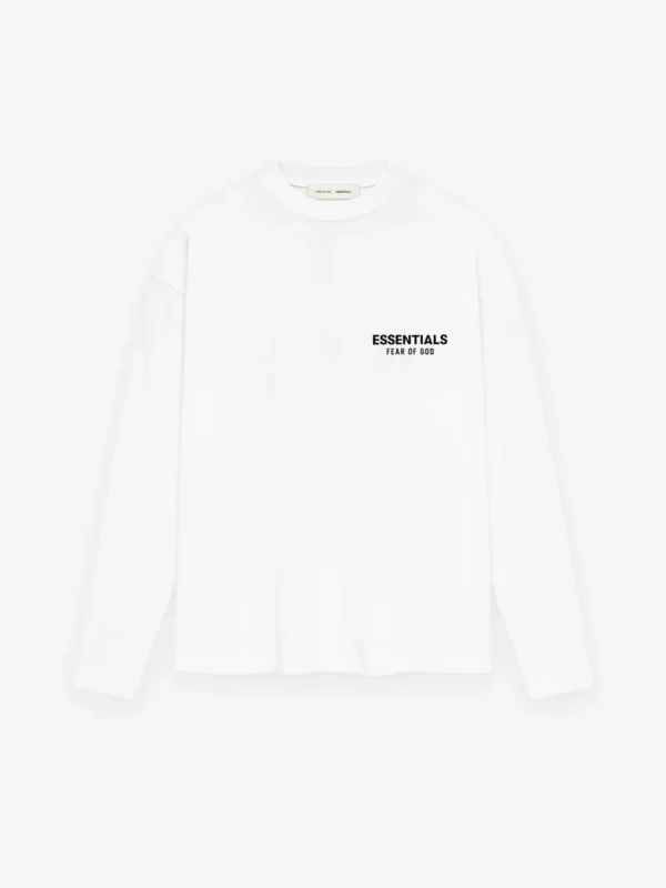 Essentials FOG Classic Long Sleeve T Shirt White