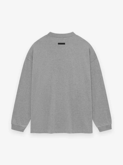 Fear of God Essentials Jersey LS Gray T Shirt