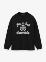 Fear Of God Essentials Heavy LS T Shirt Black