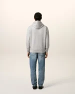 Ami de Coeur Zipped Gray Hoodie