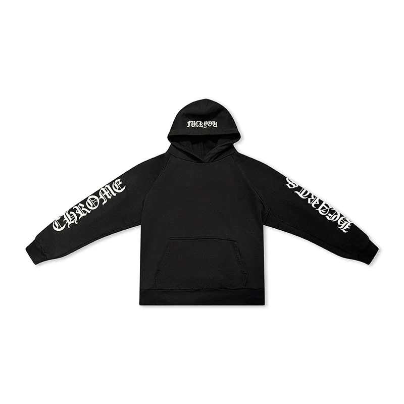 Chrome Hearts Fuck You Thermal Hoodie Black