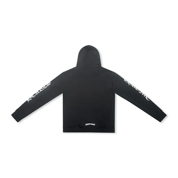 Chrome Hearts Vertical Logo Zip Up Hoodie