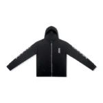 Chrome Hearts Vertical Logo Zip Up Hoodie