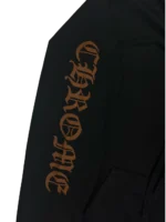 Chrome Hearts Logo Hoodie Black Brown