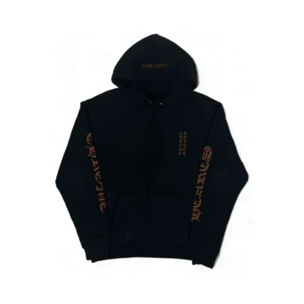 Chrome Hearts Logo Hoodie Black Brown