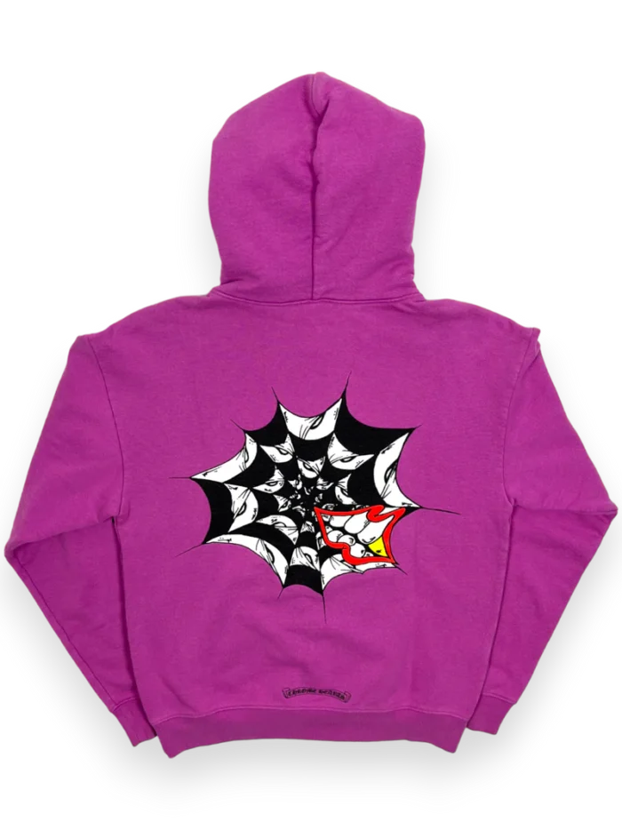 Chrome Hearts Exclusive Purple Vintage Hoodie