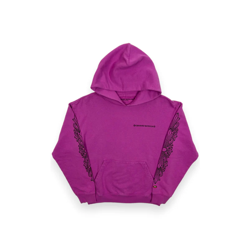 Chrome Hearts Exclusive Purple Vintage Hoodie