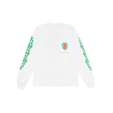 Chrome Hearts Dagger Los Angeles LS White Tee