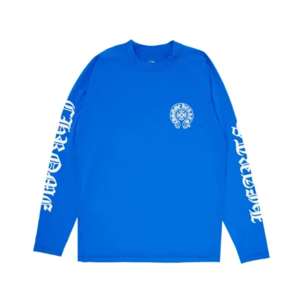 Chrome Hearts Long Sleeve Rash Guard Blue
