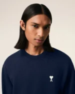 Ami de Coeur Navy Cotton Sweatshirt
